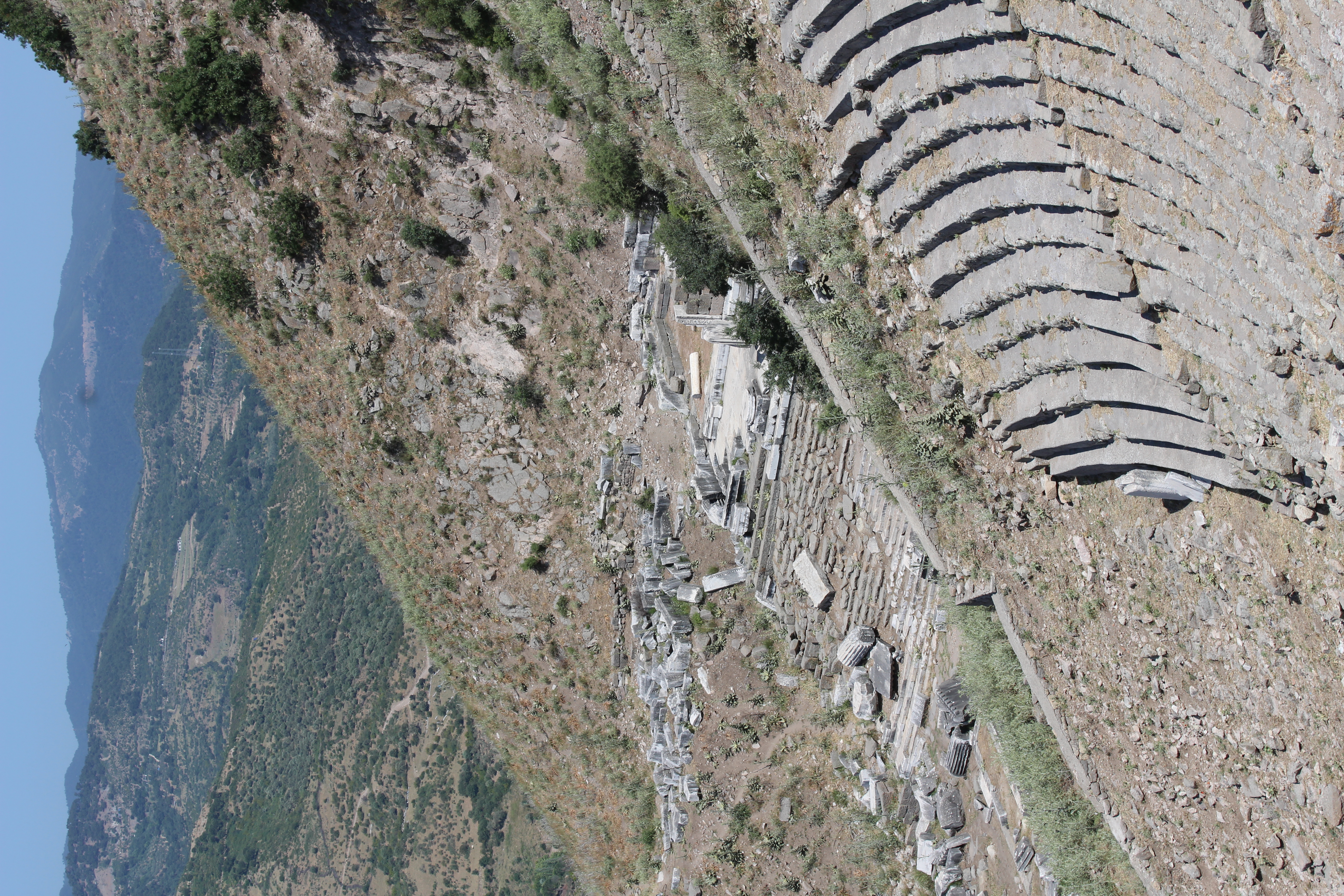 Archaeological remains at Pergamum