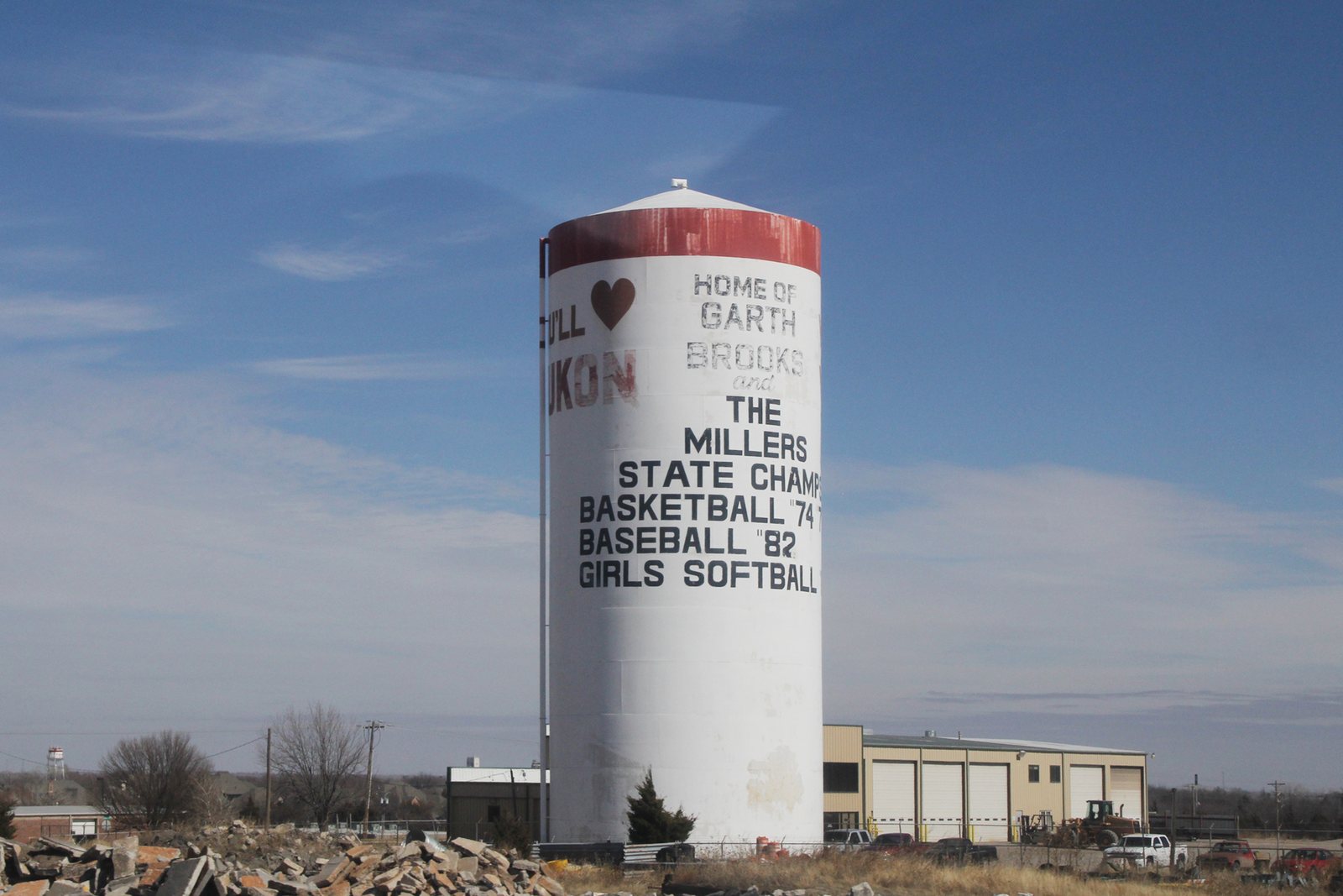 Yukon, Oklahoma’s municipal water tower