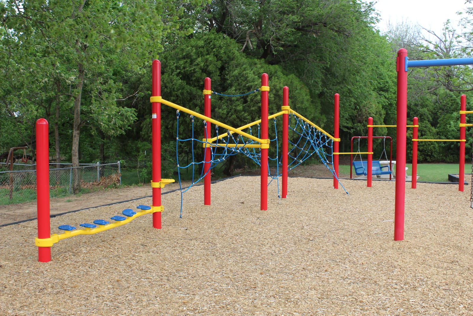 Bledsoe Park playground — overall view