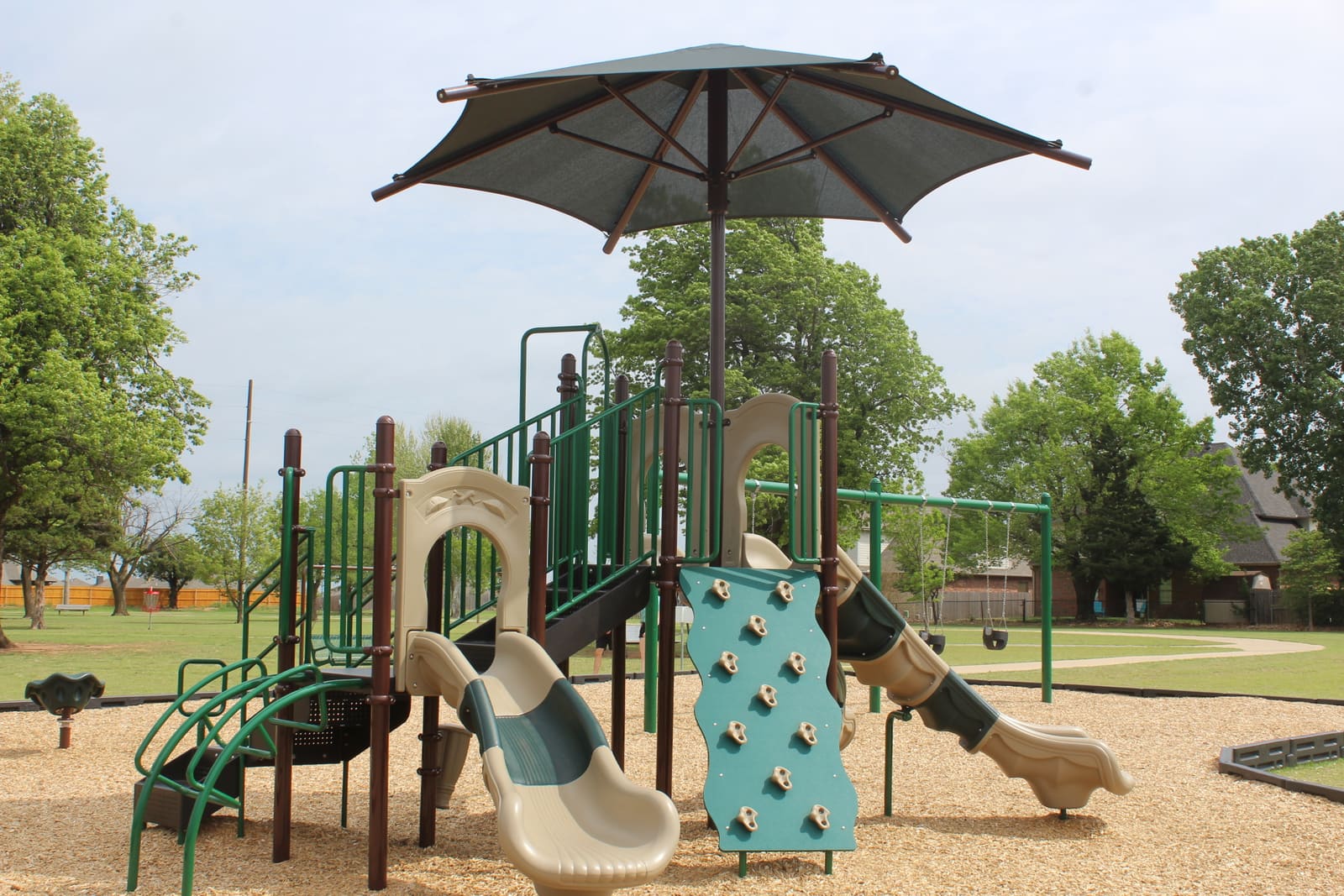 Welch Park — first-ever playground with shade covering