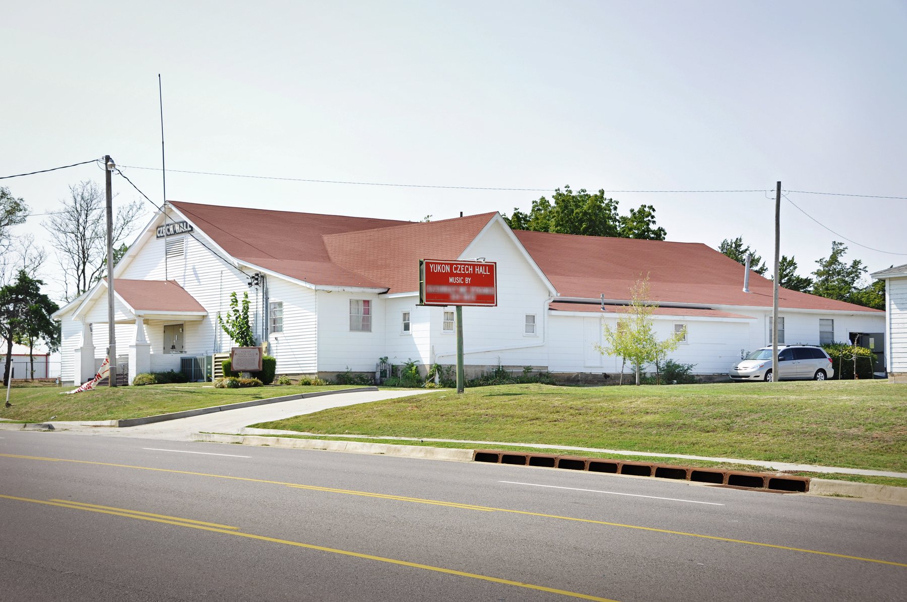 The historic Czech Hall in Yukon, Oklahoma, host of the Oklahoma Czech Festival